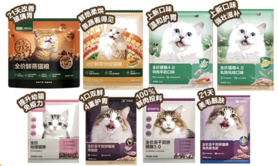 猫粮评测插画