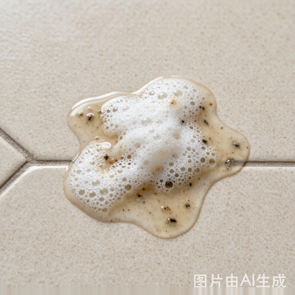 透明/白色泡沫状呕吐物